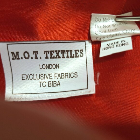 Vintage Biba Wool Suit Red Jacket and Skirt with Gold Buttons from early 1990s - Picture 16 of 16